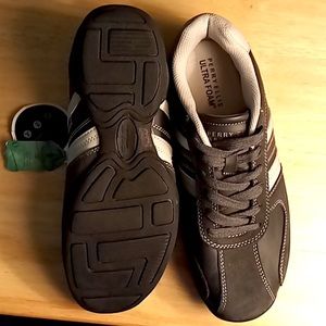 Perry Ellis Gray Ultrafoam Soles Round Toe Non-Slip Lace Sneakers size 8